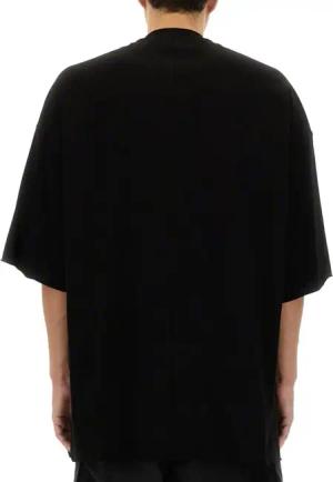 Rick Owens - Cotton T-Shirt - Größe ONE SIZE - schwarz