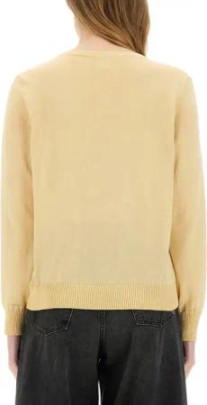 Paul Smith - Deep V-Neck Knitted Cardigan - Größe L - gelb