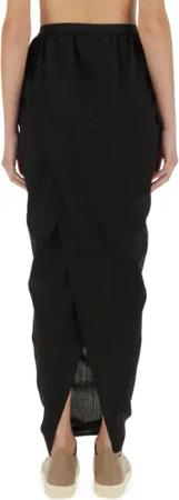 Rick Owens - "Pillar" Maxi Skirt - Größe 42 - schwarz