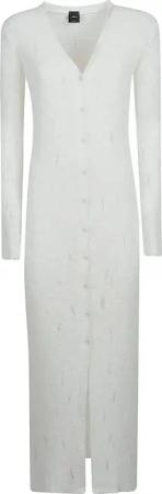Pinko - Santiago Dress White - Größe M - weiß