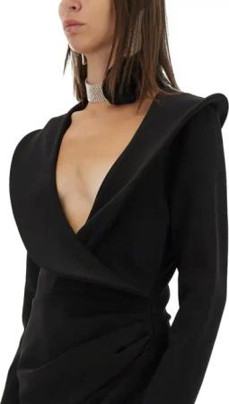 Magda Butrym - Sculptural Mini Dress - Größe 36 - schwarz