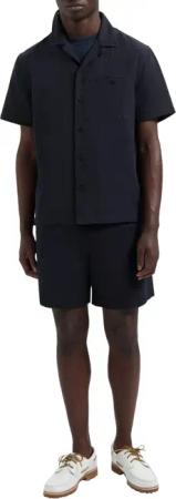 ØLÅF - olaf Cotton Linen Shorts Shorts Donkerblauw M21040 - Größe XL - blau