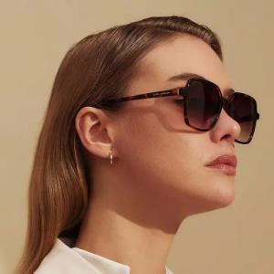 Isabel Bernard Sonnenbrille - La Villette Rene square sunglasses with brown lens - Gr. unisize - in Braun - für Damen
