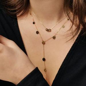 Jackie Gold Halskette - Jackie Dazzle Y-Necklace - Gr. unisize - in Gold - für Damen