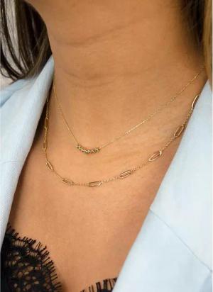 Jackie Gold Halskette - Jackie Las Ramblas Necklace - Gr. unisize - in Gold - für Damen