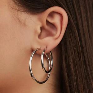 Parte Di Me Ohrringe - Bibbiena Poppi Casentino 925 sterling silver hoop - Gr. unisize - in Silber - für Damen