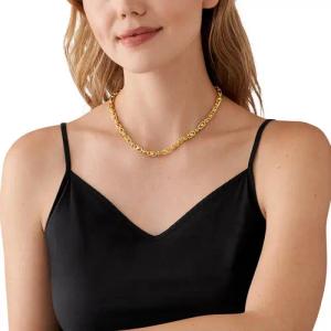 Michael Kors Halskette - Michael Kors 14K Gold Astor Link Chain Necklace - Gr. unisize - in Gold - für Damen