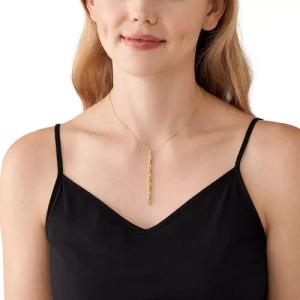 Michael Kors Halskette - Michael Kors 14K Gold Sterling Silver Astor Link L - Gr. unisize - in Gold - für Damen