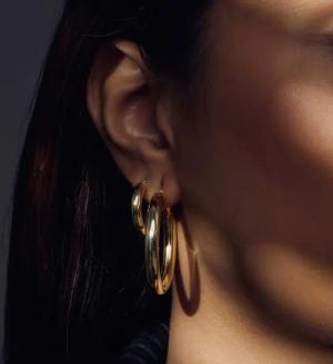Parte Di Me Ohrringe - Bibbiena Poppi Casentino 925 hoop earrings - Gr. unisize - in Gold - für Damen