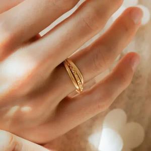 Parte Di Me Ring - Ponte Vecchio Lucilla Ring - Gr. 48 - in Gold - für Damen