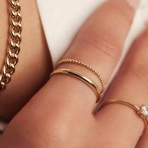 Isabel Bernard Ring - Rivoli Maryn 585 Gold Ring - Gr. 58 - in Gold - für Damen