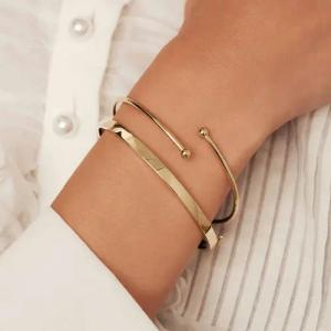 Isabel Bernard Armband - Monceau Mirell 585 Gold Armreif - Gr. ONE SIZE - in Gold - für Damen