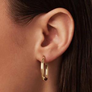 Isabel Bernard Ohrringe - Rivoli Flori 585 Gold Creolen - Gr. unisize - in Gold - für Damen