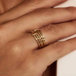 Isabel Bernard Ring - Cour d'Honneur Adora 585 Gold Ring - Gr. 54 - in Gold - für Damen