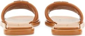 Tory Burch Sandalen - Double T Sport Slider Sandal - Gr. 9_5 - in Orange - für Damen