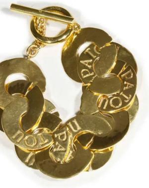 Patou Armband - Gold Brass Coin Bracelet - Gr. ONE SIZE - in Gold - für Damen