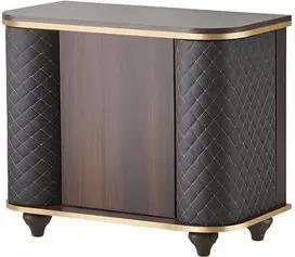 JVmoebel Kommode Kommode Rechteckig Sideboard Braun Schwarz Türen Modern Aktenschrank (Kommode), Made in Europa