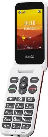 Doro Leva L30 rot-weiß Handy Handy