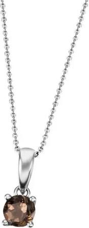 Firetti Kette mit Anhänger Schmuck Geschenk Gold 375 Gold 585 Halsschmuck Halskette Solitär, mit unterschiedlichen Edelsteinen