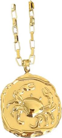 Einkaufszauber Kette mit Anhänger Halskette Sternzeichen Krebs