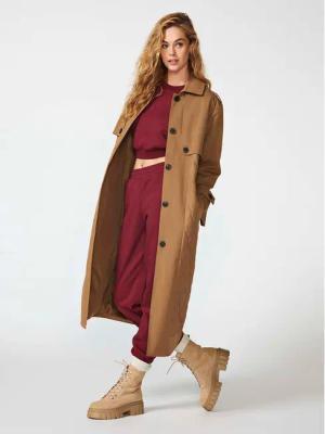 ONLY Tenchcoat 15293269 Braun Regular Fit