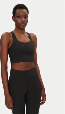 Girlfriend Collective Sport-BH Rib Paloma 1028 Schwarz