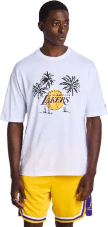 New Era NBA Herren T-Shirts - Weiß - Größe M - Baumwoll-Jersey