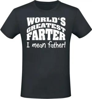 Sprüche T-Shirt - World`s Greatest Farter - M bis 3XL - für Männer - Größe XL - schwarz