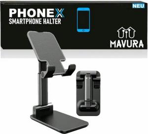 MAVURA Handy-Halterung PHONEX Smartphone Halter Tablet Handy Ständer Tisch Halterung, (Handyhalter Handyständer Universal)