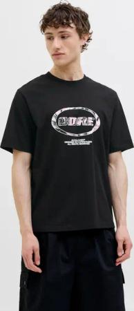 Jack & Jones T-Shirt "JCOLIDO AOP FRONT PRINT TEE SS CREW NECK", mit Frontprint