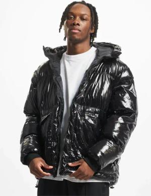 DEF Winterjacke "DEF Herren DEF Shiny Pufferjacket", (1 St.), mit Kapuze