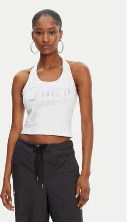 Juicy Couture Top Tied JCWCT125306 Weiß Slim Fit