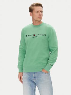 Tommy Hilfiger Sweatshirt Logo MW0MW11596 Grün Regular Fit