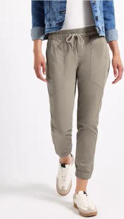 Street One Frauen Hose im Loose Fit in Beige, Gr: 38