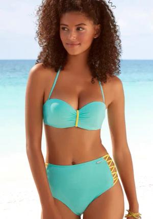 VENICE BEACH Highwaist-Bikini-Hose Damen mint Gr.42