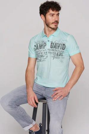 CAMP DAVID Poloshirt, aus Baumwolle