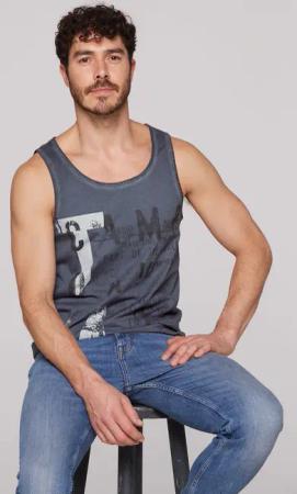 CAMP DAVID Tanktop, aus Baumwolle