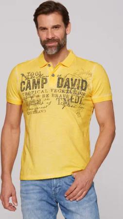 CAMP DAVID Poloshirt, aus Baumwolle