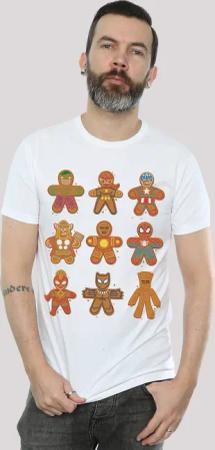 F4NT4STIC T-Shirt "Marvel Universe Christmas Lebkuchen Avengers", Print