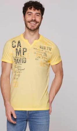 CAMP DAVID Rundhalsshirt, aus Baumwolle