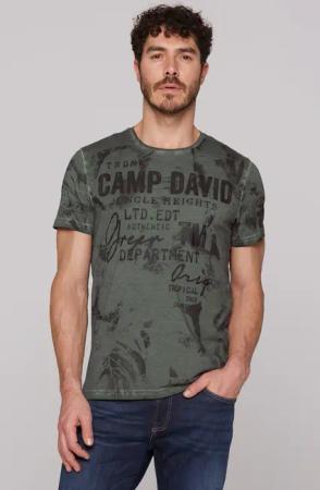 CAMP DAVID Rundhalsshirt, mit All Over-Print