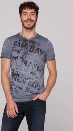 CAMP DAVID V-Shirt, aus Baumwolle