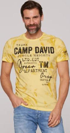 CAMP DAVID Rundhalsshirt, mit All Over-Print