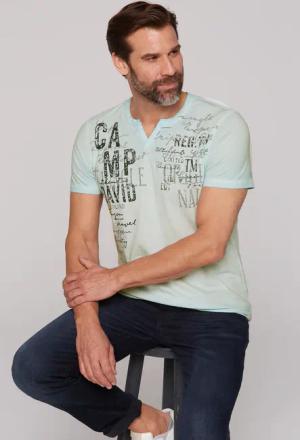 CAMP DAVID Rundhalsshirt, aus Baumwolle