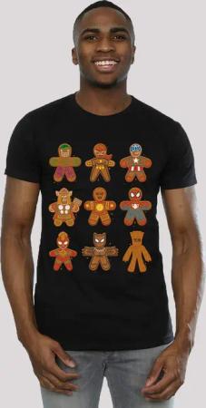 F4NT4STIC T-Shirt "Marvel Universe Christmas Lebkuchen Avengers", Print