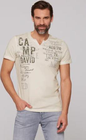 CAMP DAVID Rundhalsshirt, aus Baumwolle