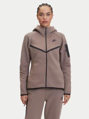 Nike Sweatshirt Tech Fleece Windrunner HV6747 Braun Regular Fit