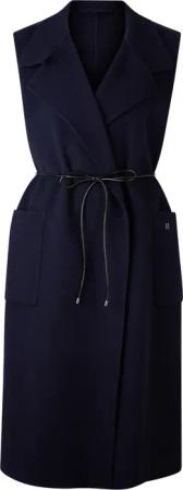 BOGNER Doubleface-Wollweste Megan für Damen - Navy-Blau - 34