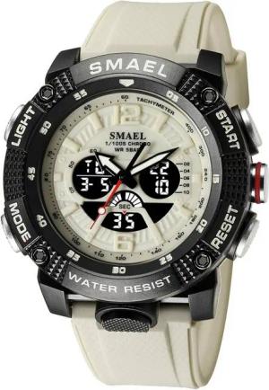 SMAEL Multifunktionale Quarzuhr-Kalenderanzeige-Outdoor-Sportuhr für Männer Watch, Digitale Männeruhr mit Datumsanzeige