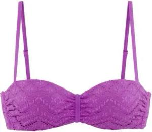 LASCANA Bügel-Bandeau-Bikini-Top Omara, mit Lochstickerei